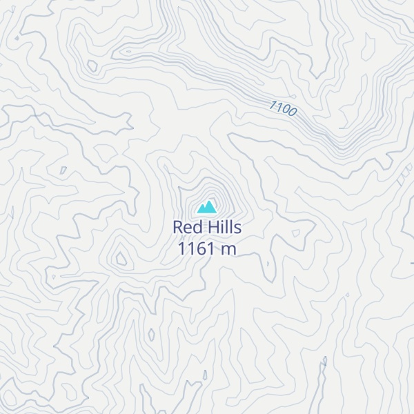 Map of Red Hills