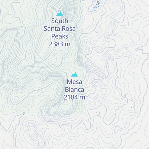 Map of Mesa Blanca