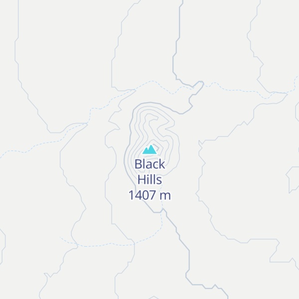 Map of Black Hills