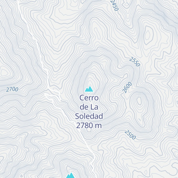 Map of Cerro de La Soledad
