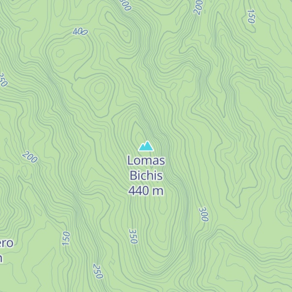 Map of Lomas Bichis
