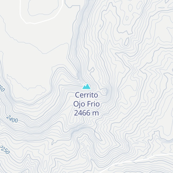 Map of Cerrito Ojo Frio