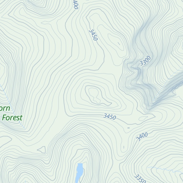 Map of Spear Peak