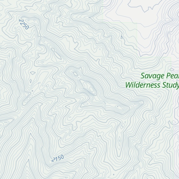 Map of Savage Peak