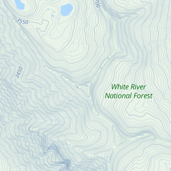 Map of Ragged Peak