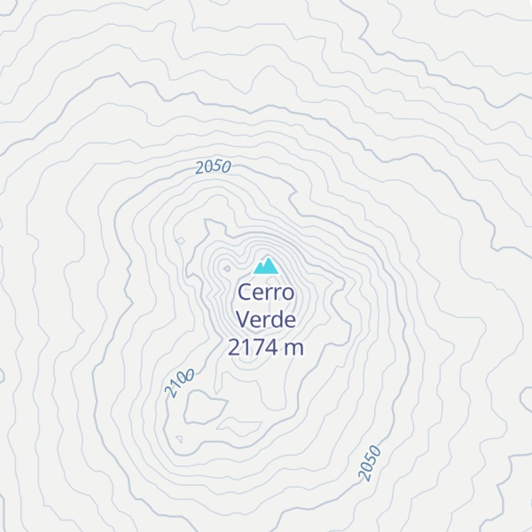 Map of Cerro Verde