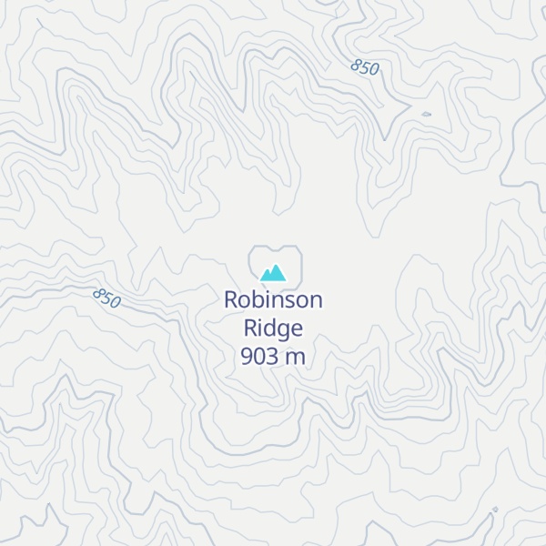 Map of Robinson Ridge
