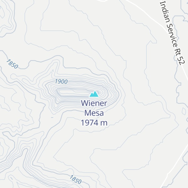 Map of Wiener Mesa