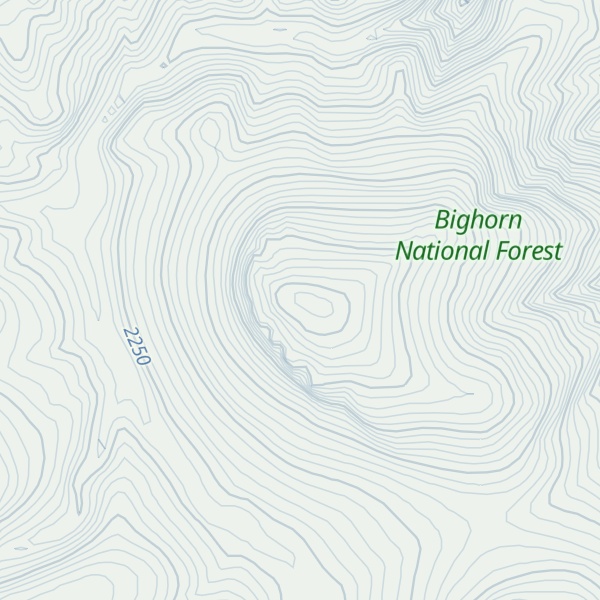 Map of Big Mountain