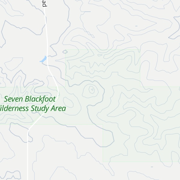 Map of Chalk Butte