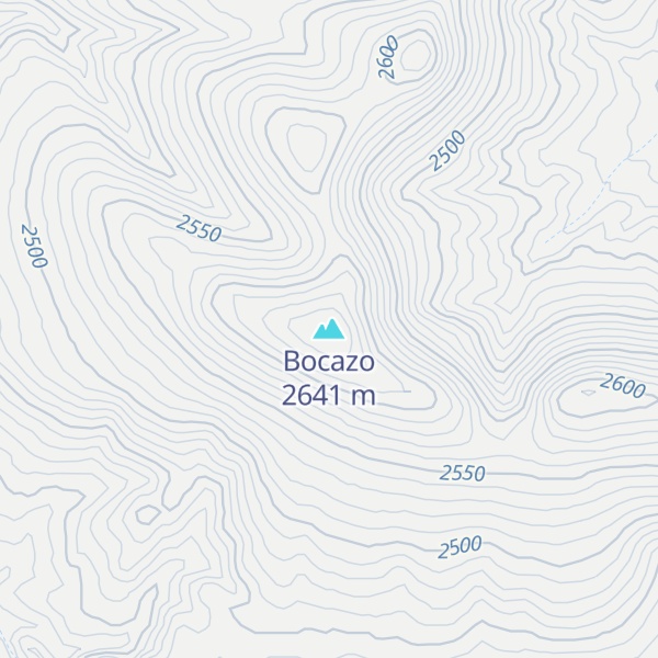 Map of Bocazo
