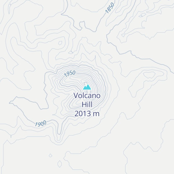 Map of Volcano Hill