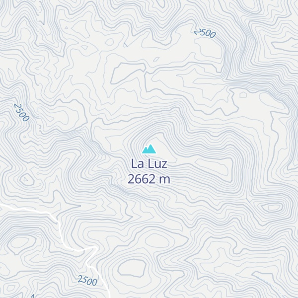 Map of La Luz