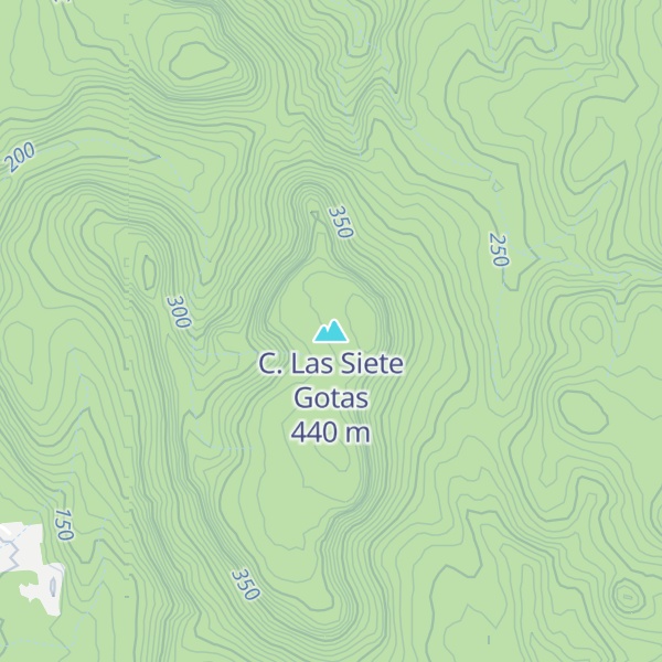 Map of C. Las Siete Gotas