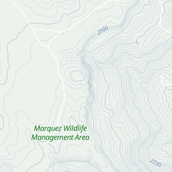 Map of Las Carretas