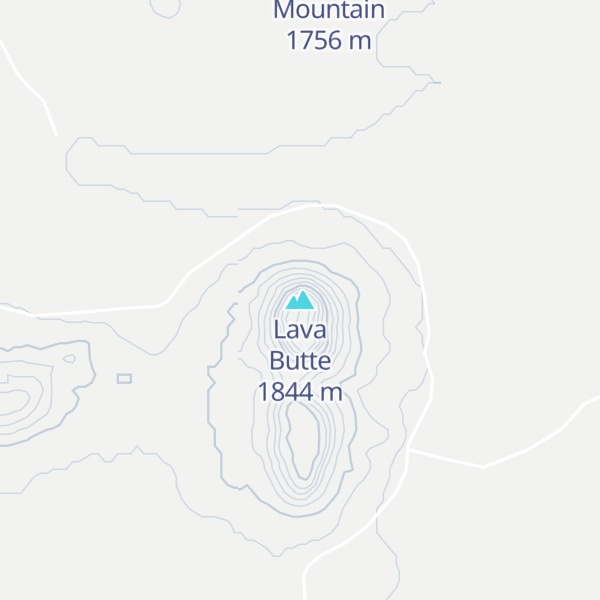 Map of Lava Butte