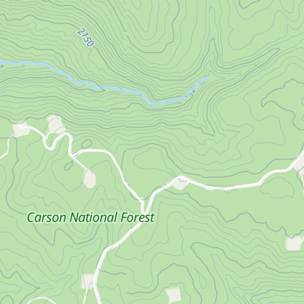 Map of Middle Mesa