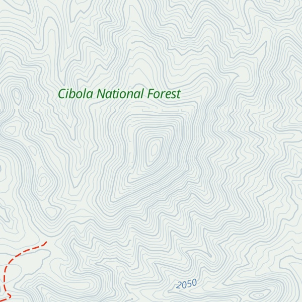 Map of San Juan Peak
