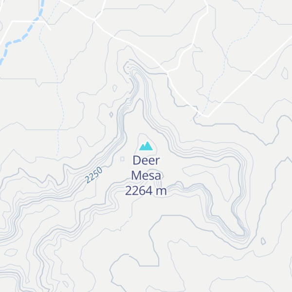 Map of Deer Mesa