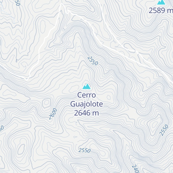 Map of Cerro Guajolote