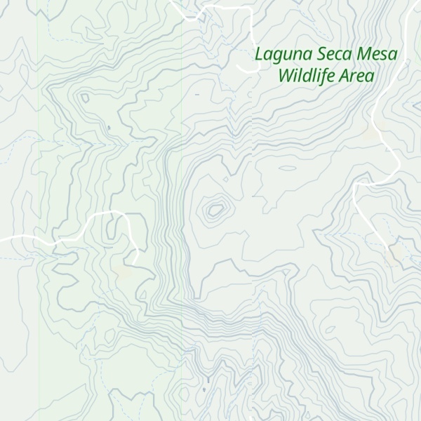 Map of Gobernador Knob