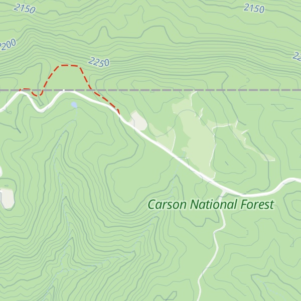 Map of Carracas Mesa