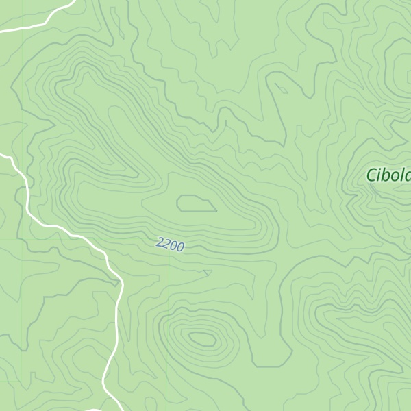 Map of Mesa Cencerro