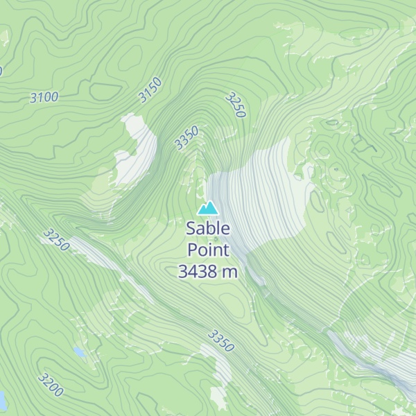 Map of Sable Point