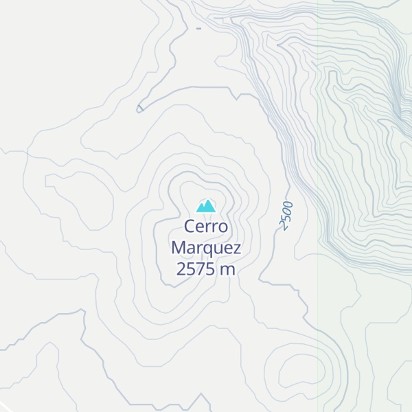 Map of Cerro Marquez