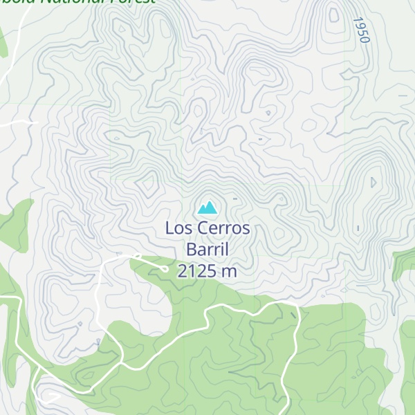 Map of Los Cerros Barril