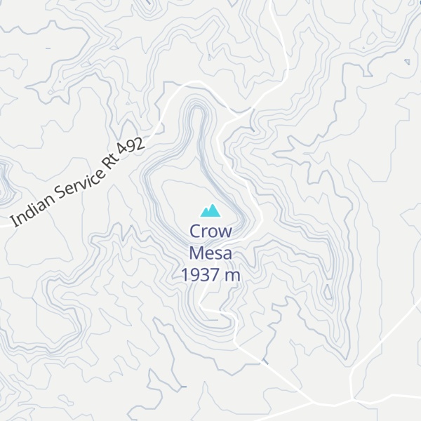 Map of Crow Mesa