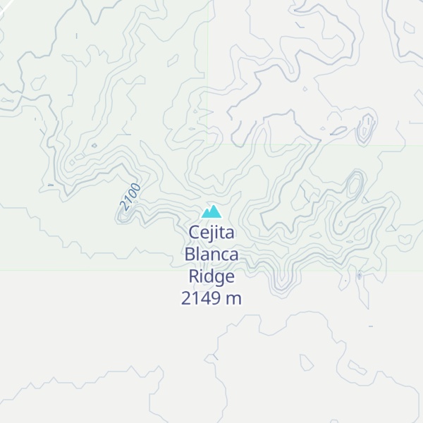 Map of Cejita Blanca Ridge