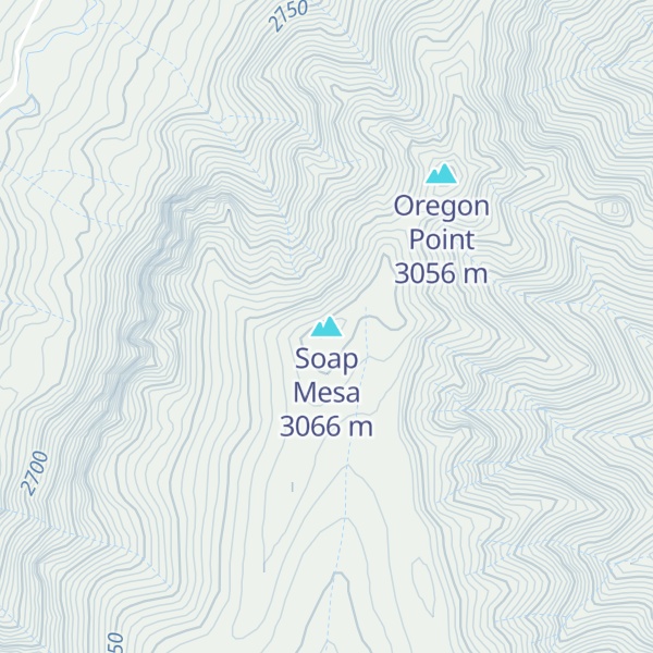 Map of Soap Mesa