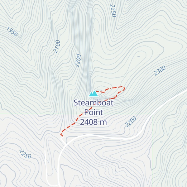 Map of Steamboat Point