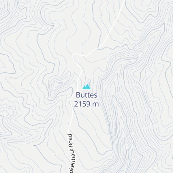 Map of Buttes