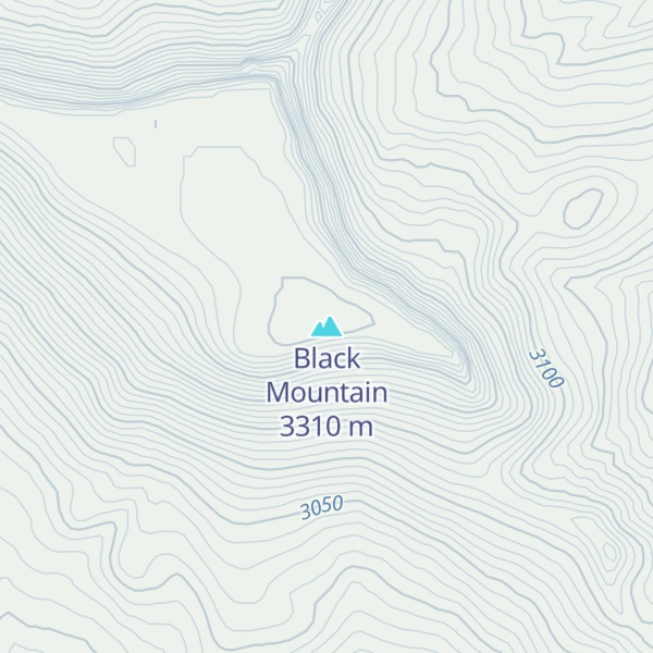 Map of Black Mountain