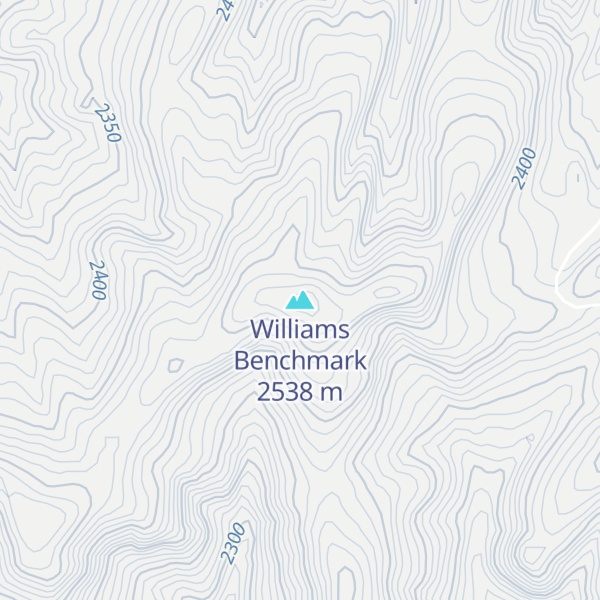 Map of Williams Benchmark