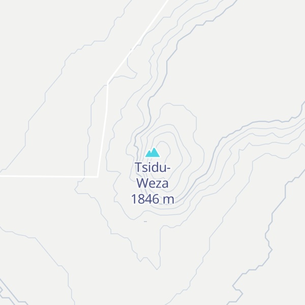 Map of Tsidu-Weza