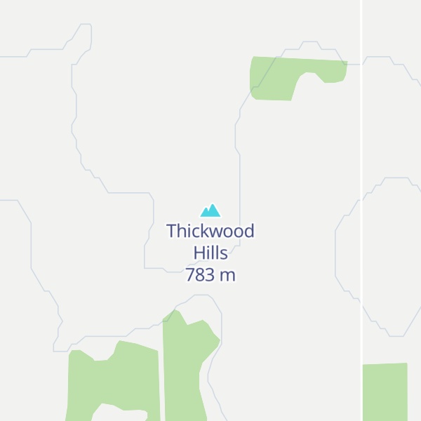 Map of Thickwood Hills