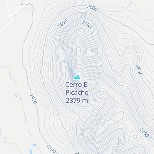 Map of Cerro El Picacho