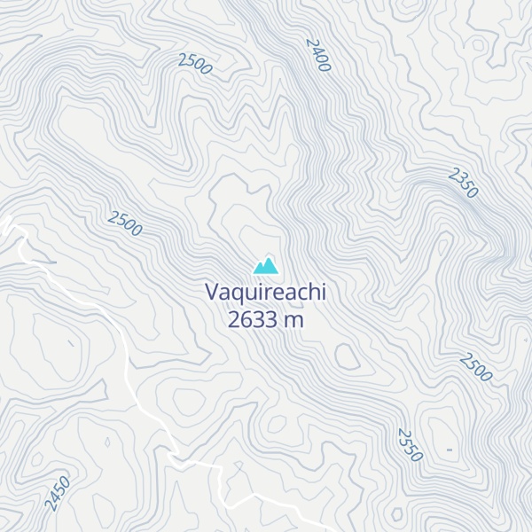 Map of Vaquireachi