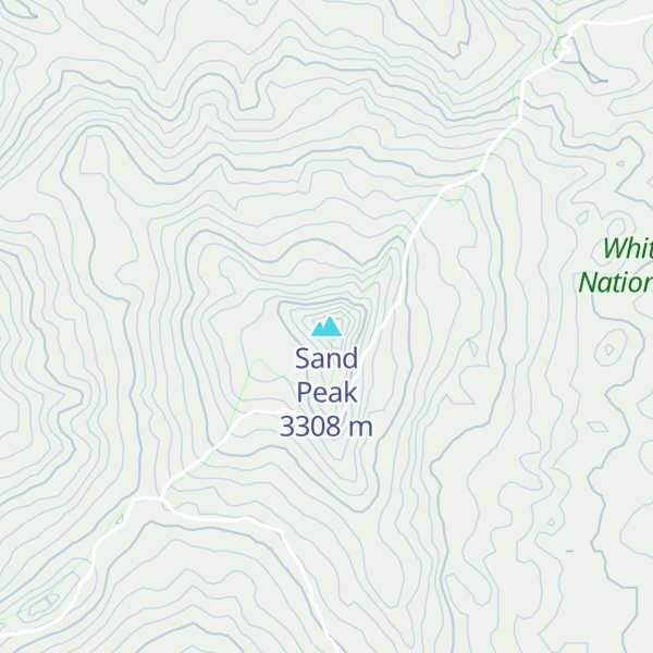 Map of Sand Peak