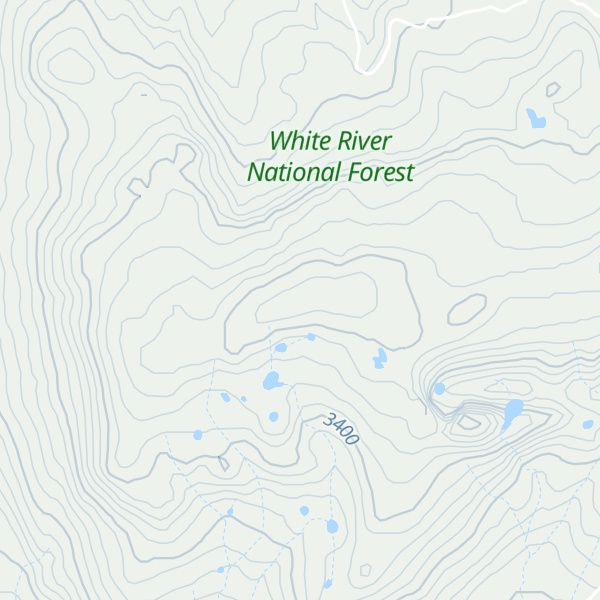Map of White River Plateau