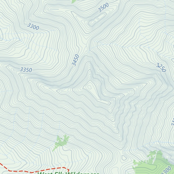 Map of Mount Guero