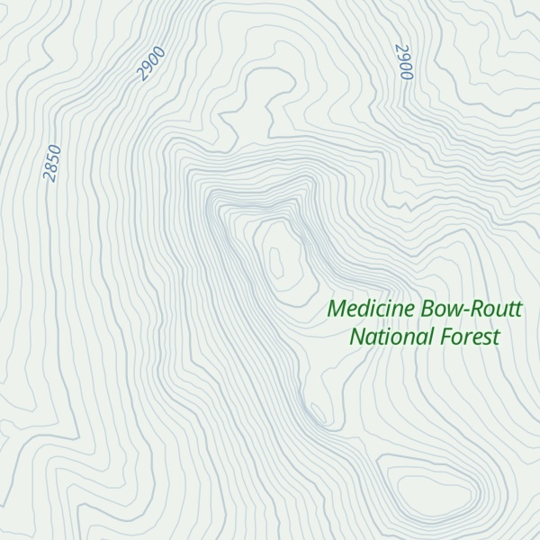Map of Mount Welba