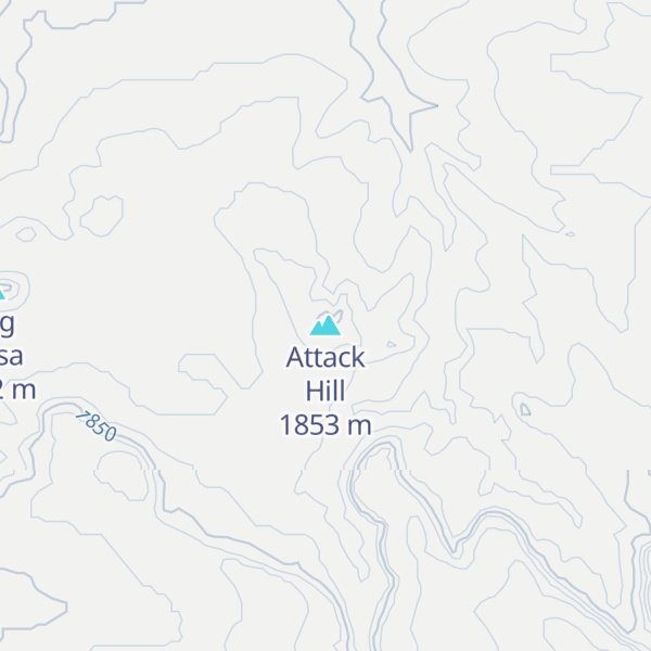 Map of Attack Hill