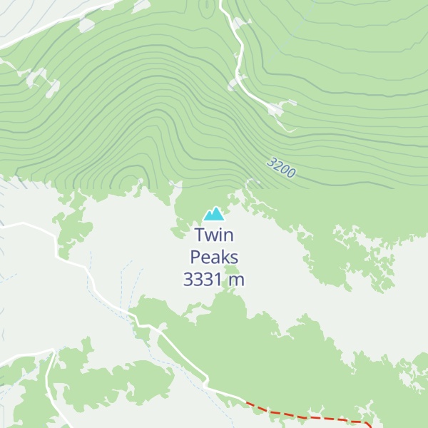 Map of Twin Peaks