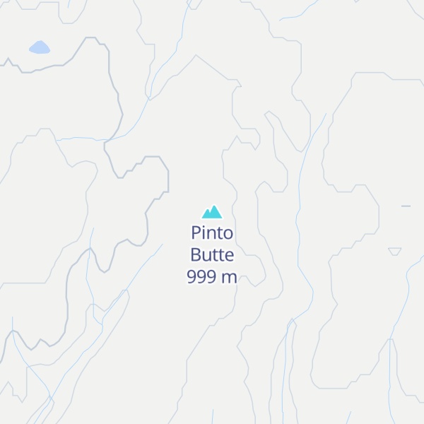 Map of Pinto Butte