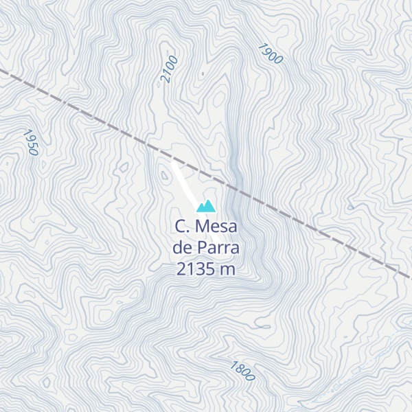 Map of C. Mesa de Parra