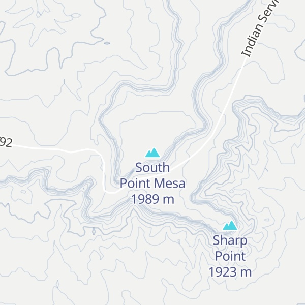 Map of South Point Mesa